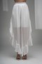 Organza Skirt with Ruffle Details