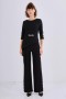 Straight-Cut Trousers with Button Details