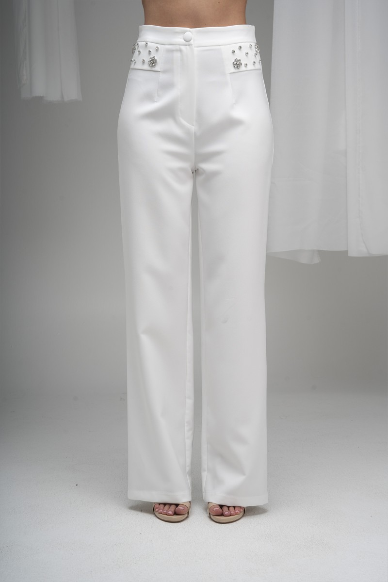 Stone Detailed Trousers