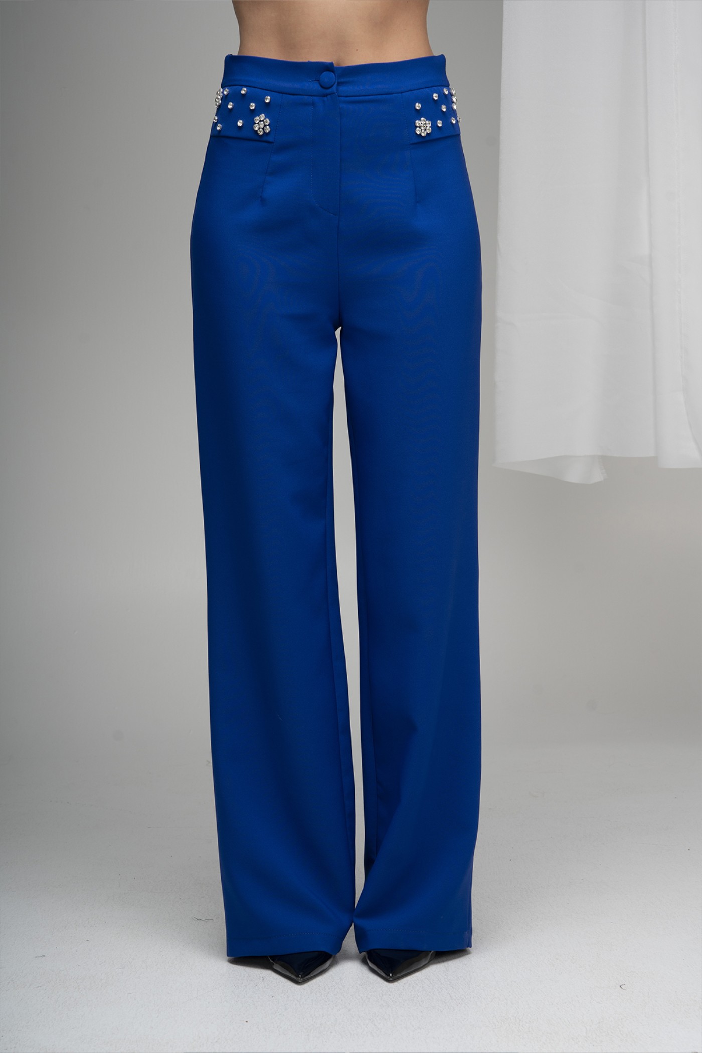 Stone Detailed Trousers Stone Detailed Trousers