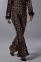 Flared Leopard Trousers Flared Leopard Trousers