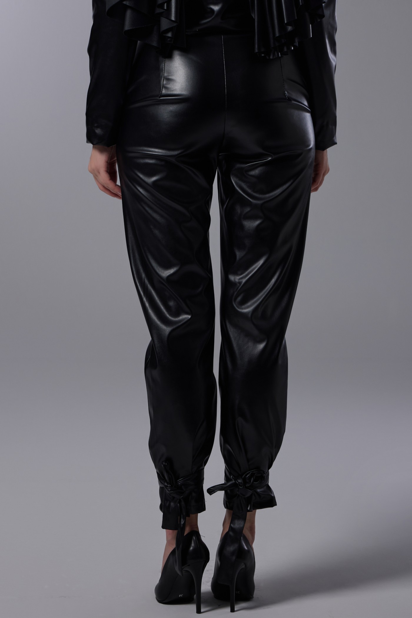Belted Leather Pants Belted Leather Pants