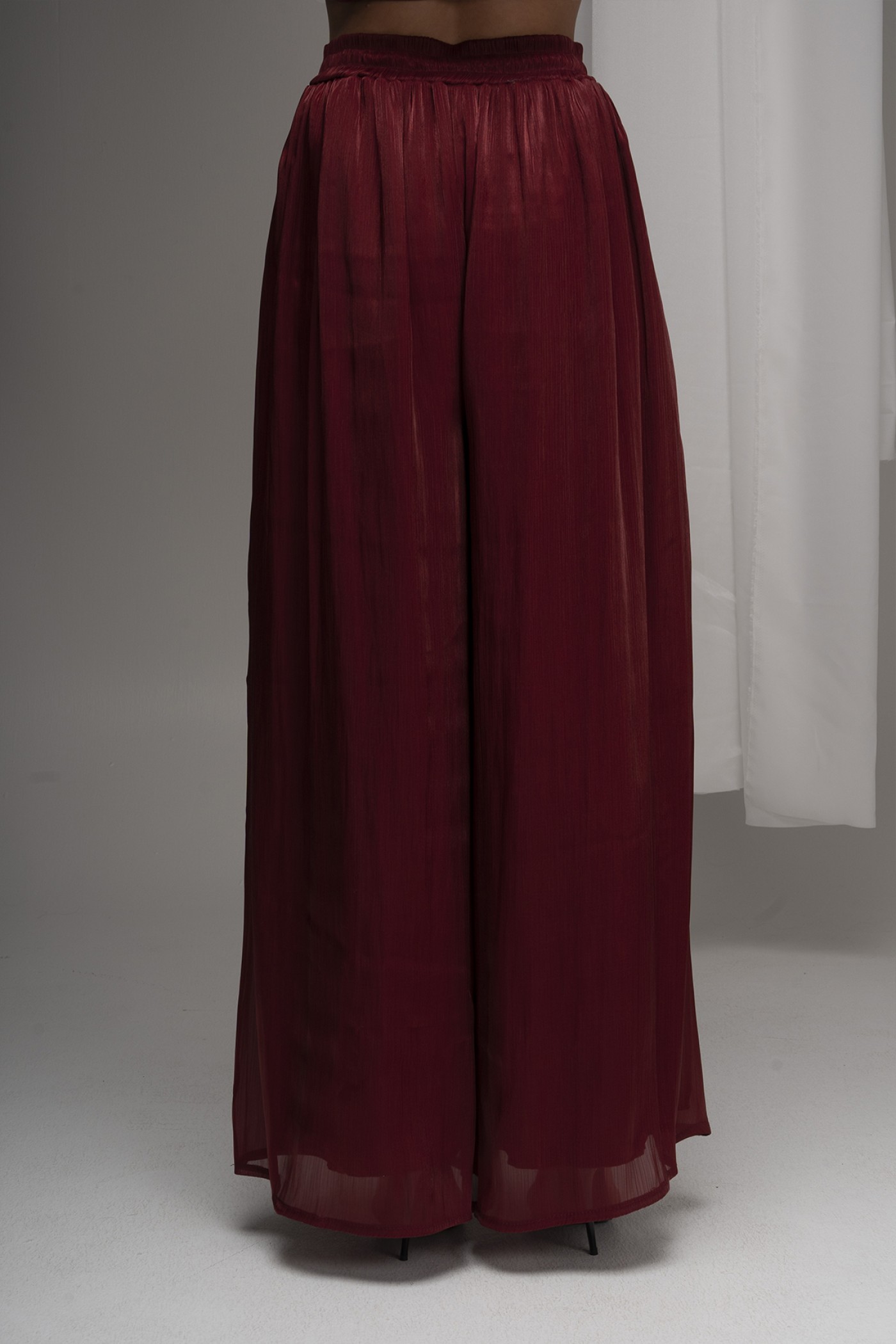 Drawstring Waist Organza Pants Drawstring Waist Organza Pants