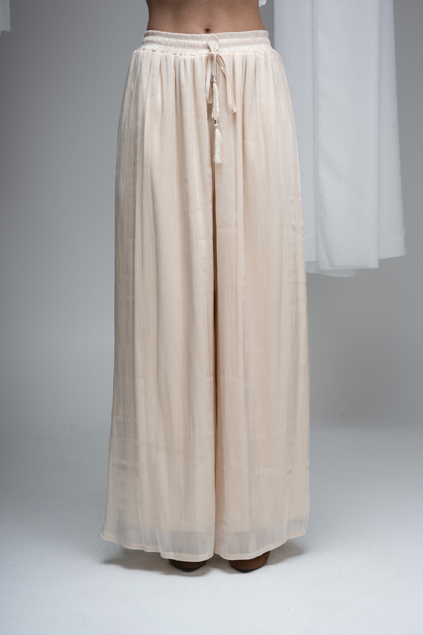 Drawstring Waist Organza Pants Drawstring Waist Organza Pants