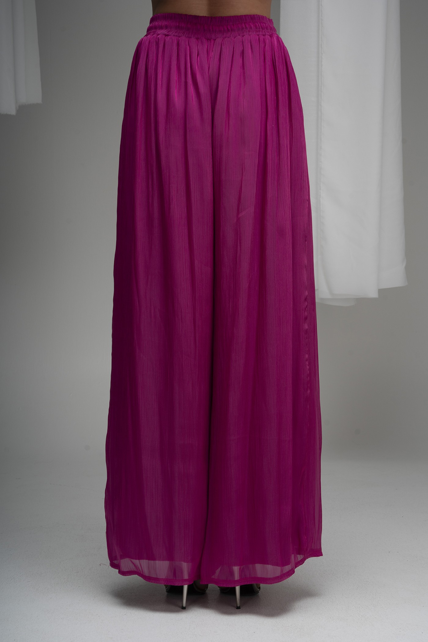 Drawstring Waist Organza Pants Drawstring Waist Organza Pants