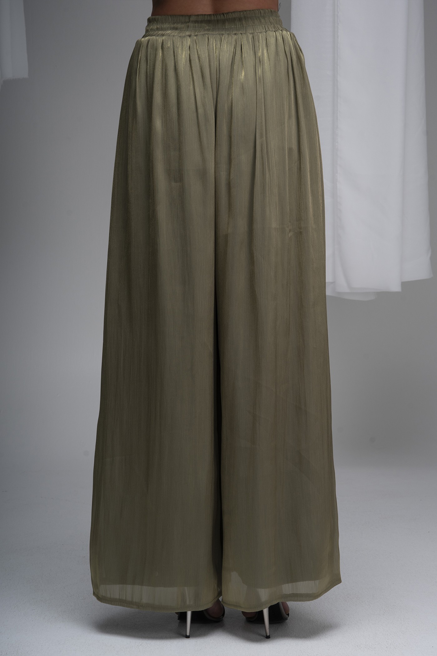Drawstring Waist Organza Pants Drawstring Waist Organza Pants