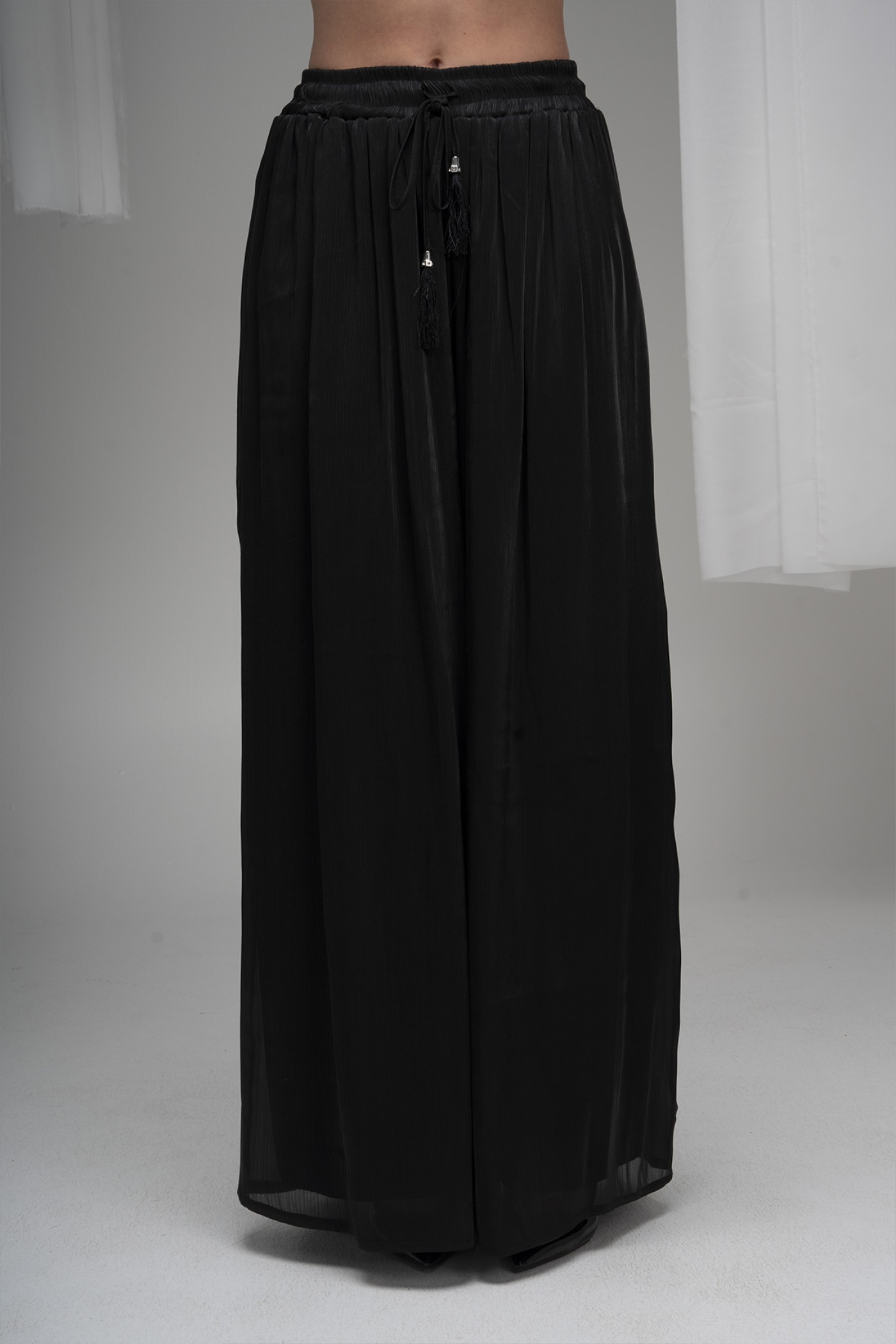 Drawstring Waist Organza Pants Drawstring Waist Organza Pants