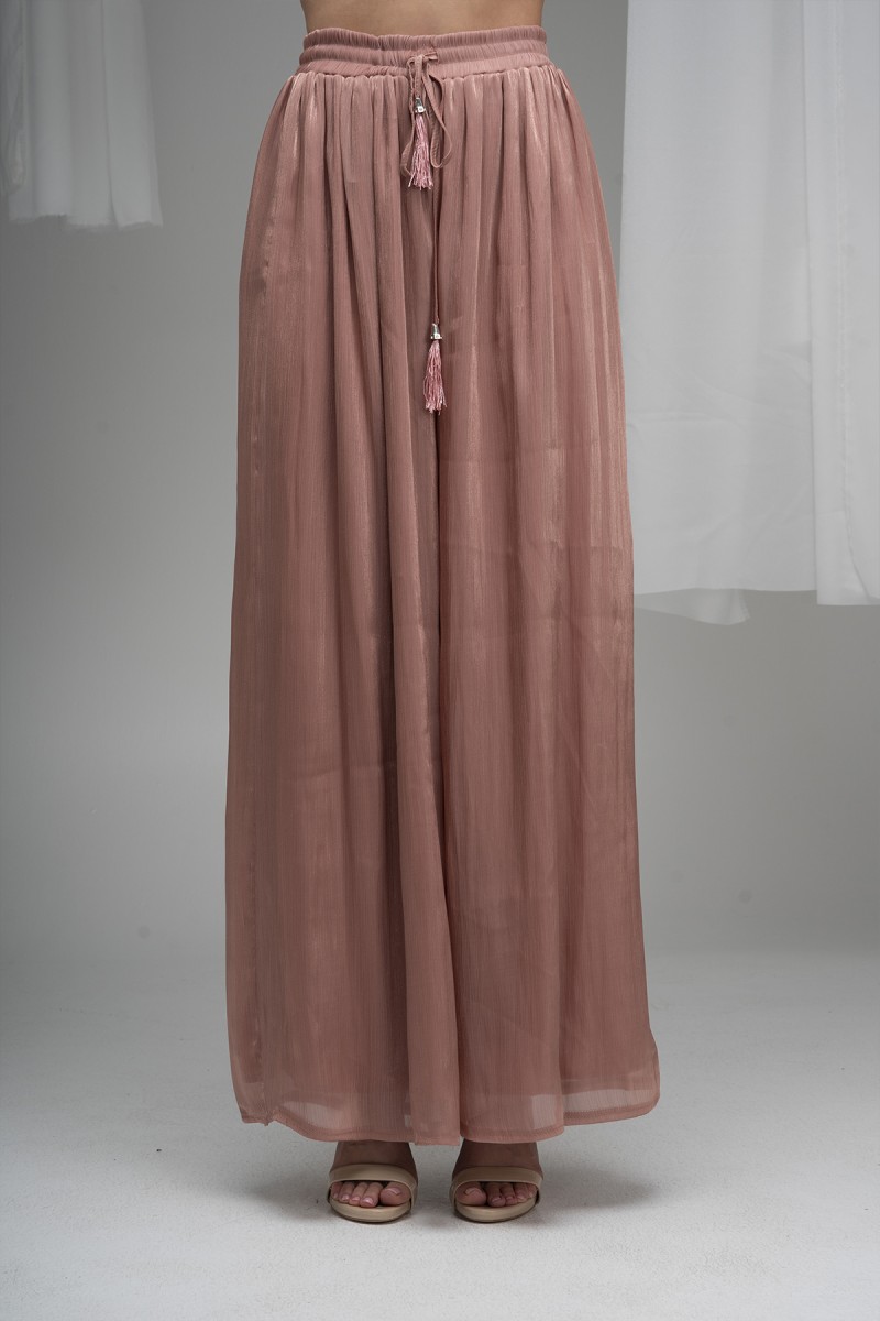 Drawstring Waist Organza Pants 