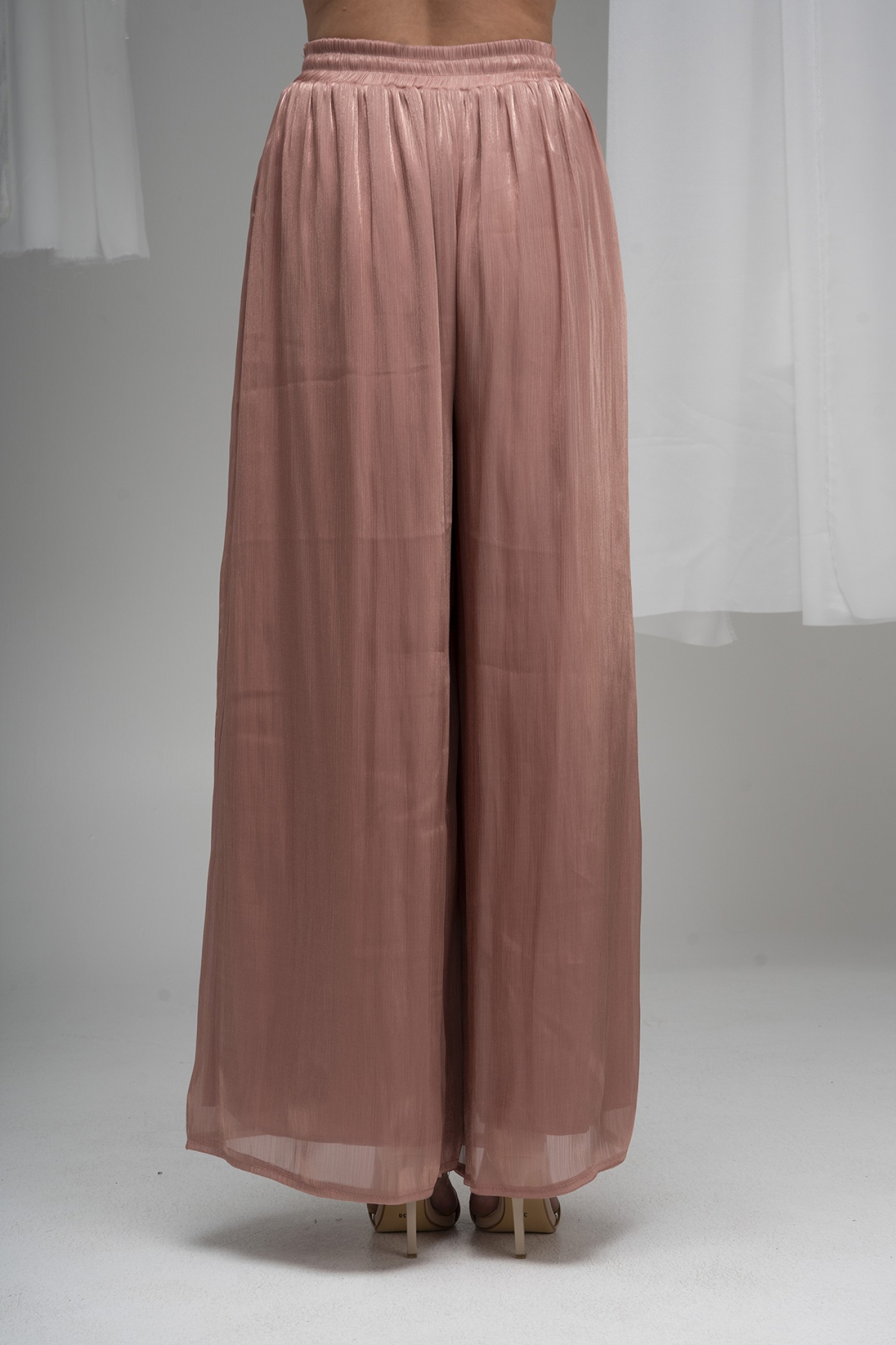 Drawstring Waist Organza Pants Drawstring Waist Organza Pants