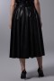 Belt and Pocket Leather Skirt