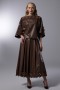 Lace Detailed Pleated Long Skirt