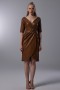 Belted Leather Dress Belted Leather Dress