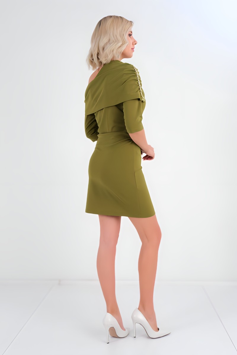 One Shoulder Chain Dress One Shoulder Chain Dress