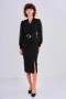 Belted Chiffon Sleeve Dress