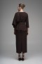  Stone Print Detailed Buckle Belt  Dress
