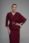  Stone Print Detailed Buckle Belt  Dress