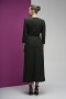  Plus Size Buckle Detail Scuba Crepe Dress 