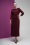  Plus Size Buckle Detail Scuba Crepe Dress 