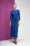  Plus Size Buckle Detail Scuba Crepe Dress 