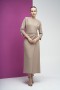  Plus Size Buckle Detail Scuba Crepe Dress 