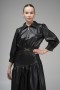 Leather Dress with Buckle Detail