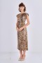 Leopard Print Belted Dress Leopard Print Belted Dress