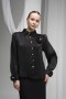 Organza Shirt with Rose Detail
