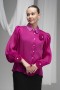 Organza Shirt with Rose Detail