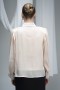 Organza Shirt with Rose Detail