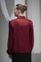 Organza Shirt with Rose Detail