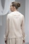 Ruffled Organza Shirt