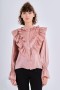 Ruffled Organza Shirt