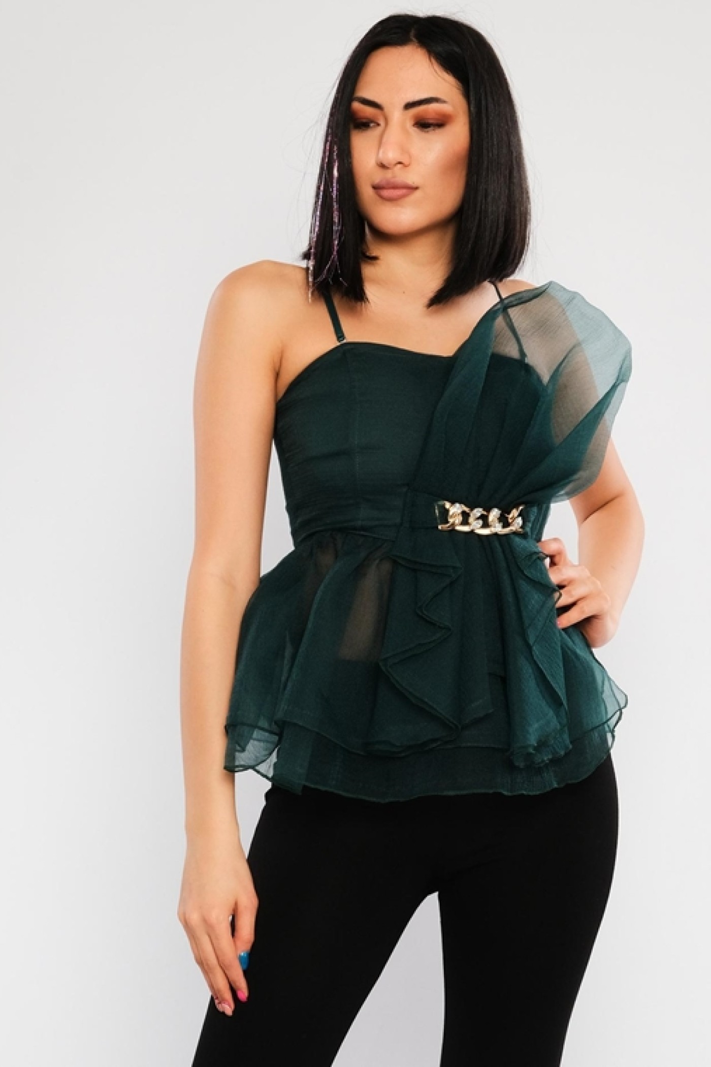 Chain Organza Blouse Chain Organza Blouse
