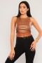 Feathered Backless Blouse Feathered Backless Blouse