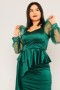 Plus Size Balloon Sleeve Satin Blouse Plus Size Balloon Sleeve Satin Blouse
