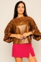 Lace Detailed Bat Sleeve Blouse