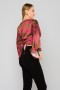 Printed Front Tie Blouse Printed Front Tie Blouse