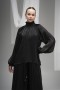 Pearl Embellished Deren Organza Blouse