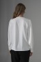  Dubai Crepe Blouse with Scarf Collar and Buckle