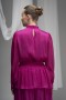 Deren Organza Blouse with Rose Details