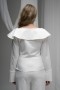 Button Detailed Atlas Fabric Blouse