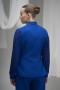 Stone Embellished Atlas Fabric Blazer
