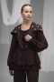 Stone Embellished Atlas Fabric Blazer