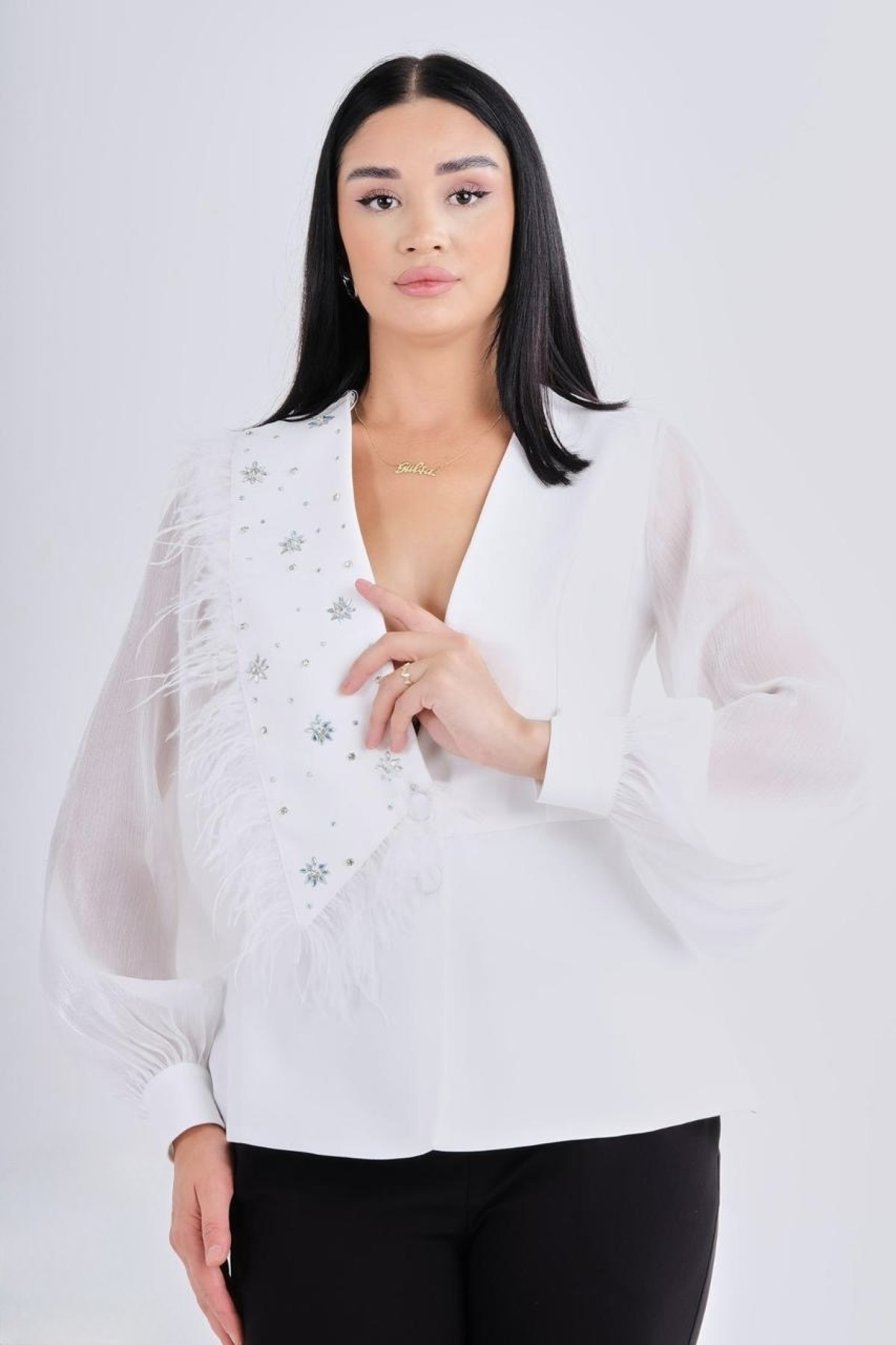 Embellished Atlas Jacket Embellished Atlas Jacket