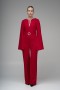 Stone Buckle Belted Jumpsuit Stone Buckle Belted Jumpsuit