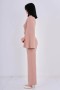Stone Buckle Belted Jumpsuit