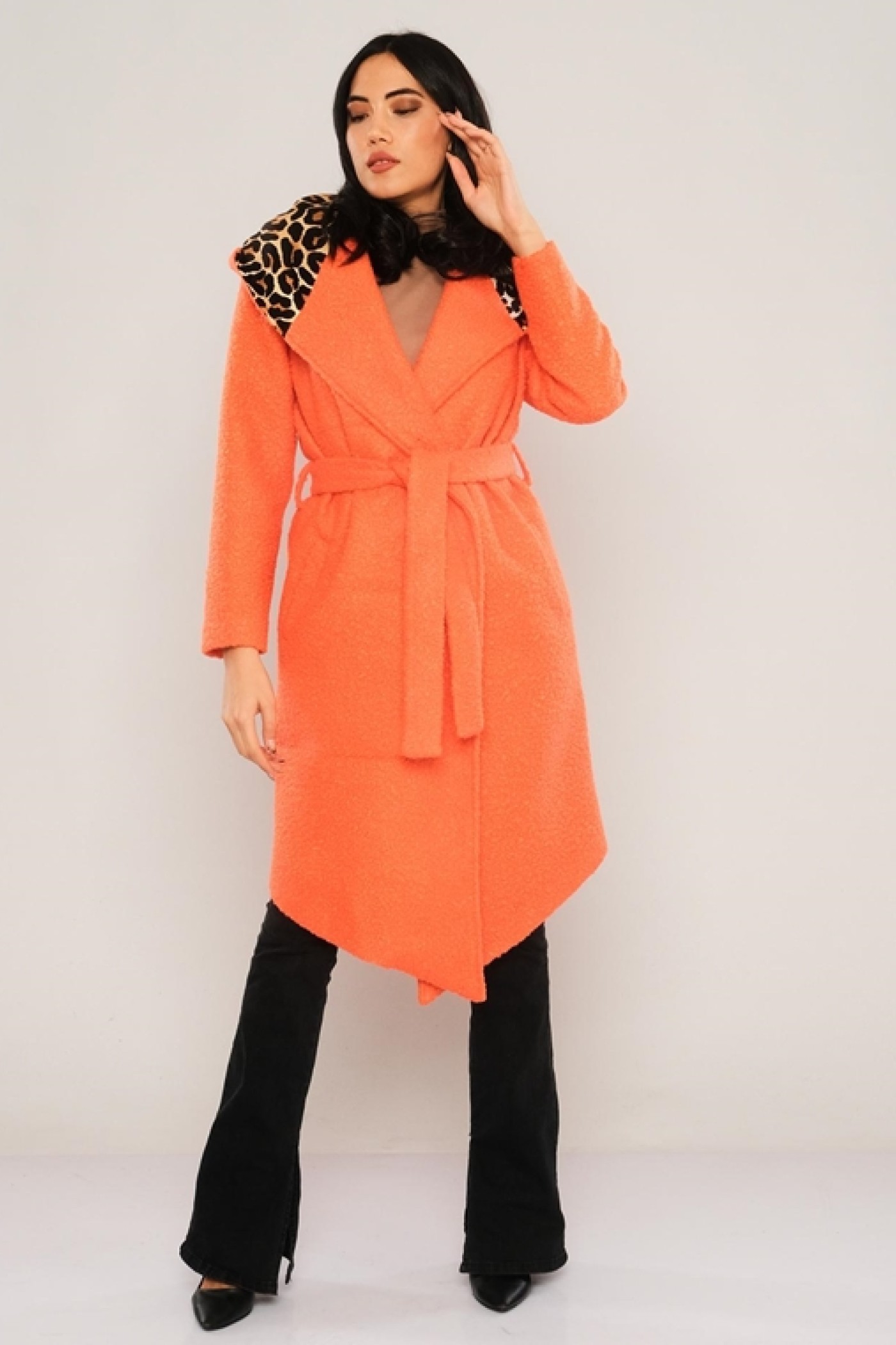 Leopard Teddy Coat