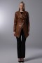 Slim Fit Buttoned Leather Jacket Slim Fit Buttoned Leather Jacket