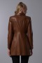 Slim Fit Buttoned Leather Jacket Slim Fit Buttoned Leather Jacket