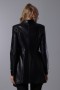 Slim Fit Buttoned Leather Jacket Slim Fit Buttoned Leather Jacket